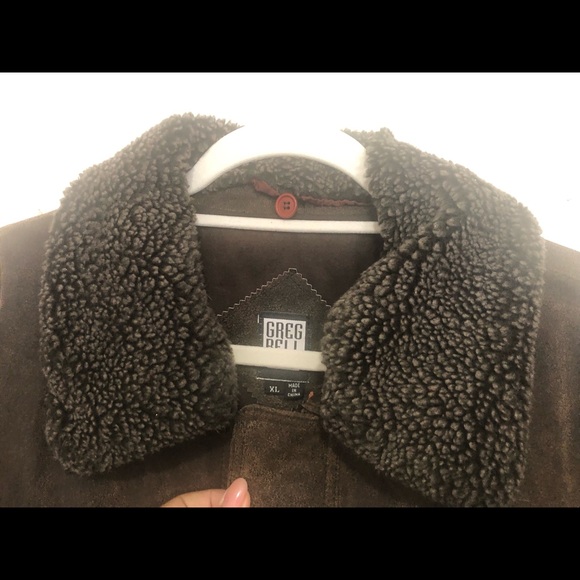 Vintage Greg Bell Bomber Jacket with collar. Men’s size XL-100% Genuine Leather - Picture 2 of 14